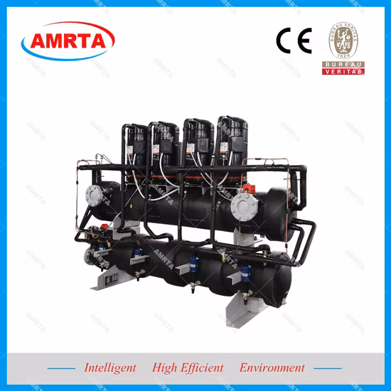 Sistema HVAC del refrigeratore modulare a scorrimento raffreddato ad acqua da 35 tonnellate R410A/R407c/R134A