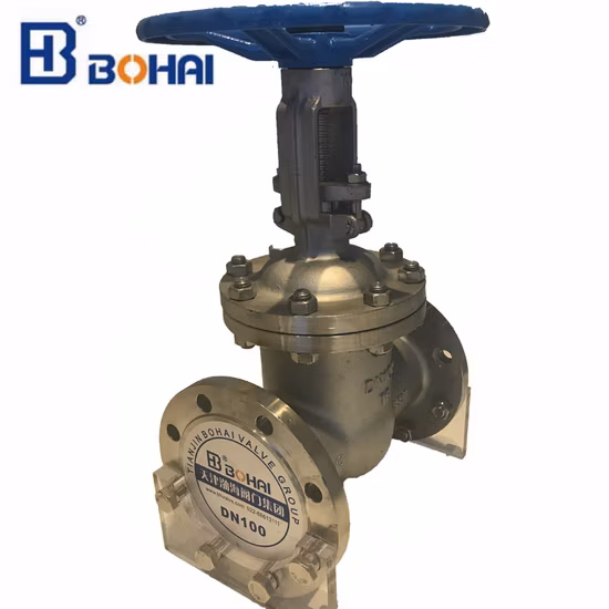 Valvola a saracinesca di controllo industriale Pn 16 flangiata con sedile resiliente non in aumento a 4 pollici in ghisa/Wcb/SS304